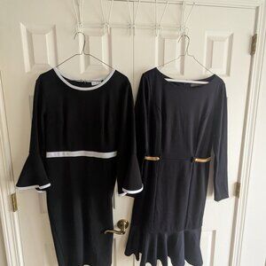 Lot of 2 Women's Dresses, NY & Co & Outback Red